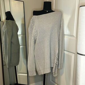 DIVIDED oversized knit sweater
